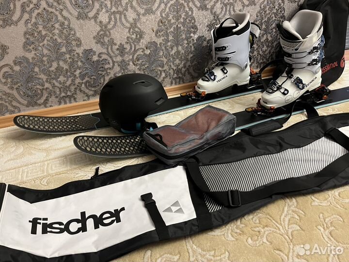 Лыжи, крепления и ботинки для скитура комплект