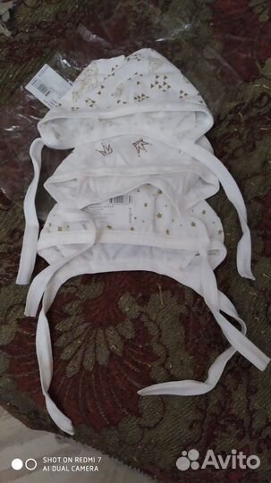 Чепчик для новорожденного