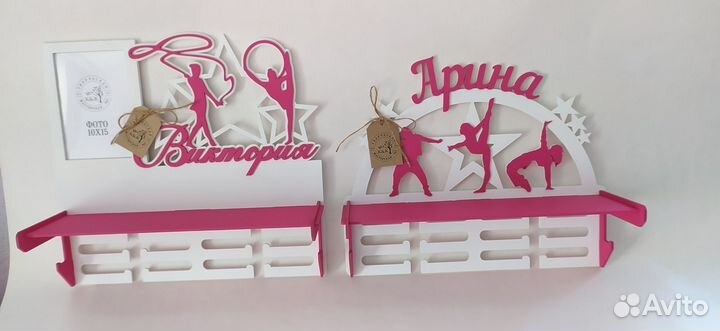 Медальница с фоторамкой/полкой