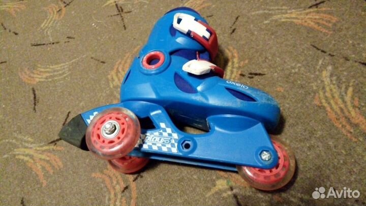 Роликовые коньки (детские) + защита