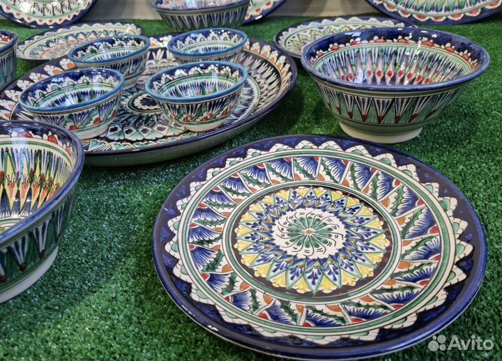 Лягaн. Кoca. Пиaла. Риштанская керaмика