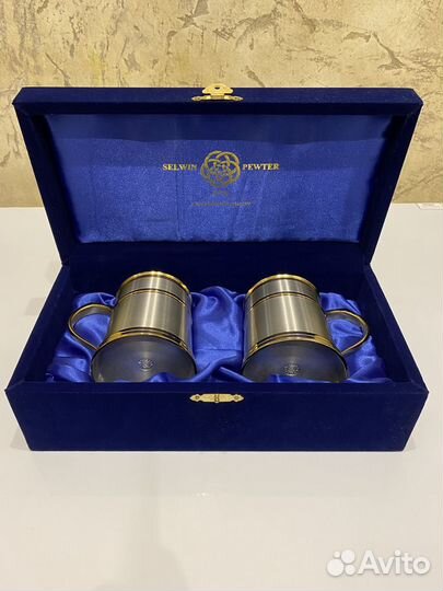Подарочный набор из двух кружек Selwin Pewter