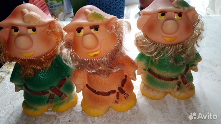 Резиновые игрушки винтаж СССР