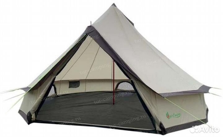 Шатёр-юрта для туризма с полом (MIR-2907W)