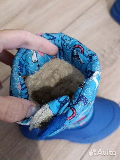 Сапоги дутики детские 22 размер