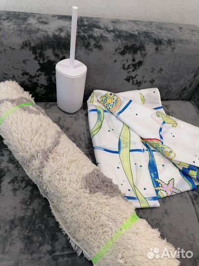 Ковёр шторка для ванной