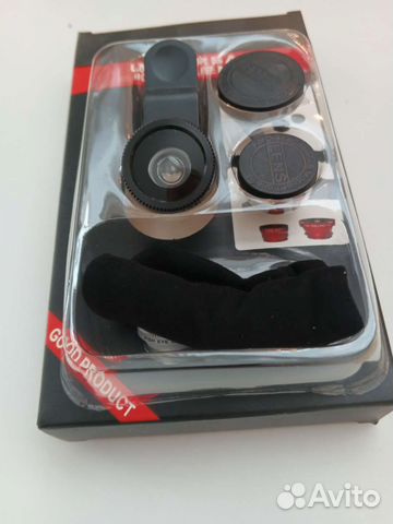 Фотолинза объектив на смартфон 3 в 1