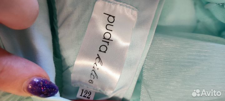 Платье для девочки нарядное размер 122