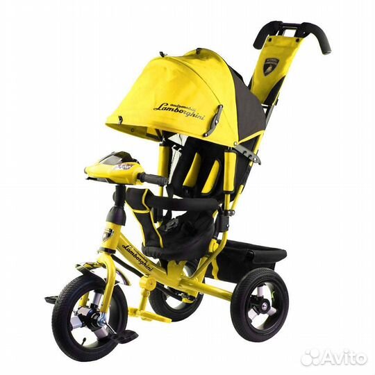 Детский велосипед 3-х колесный Lamborghini надувны