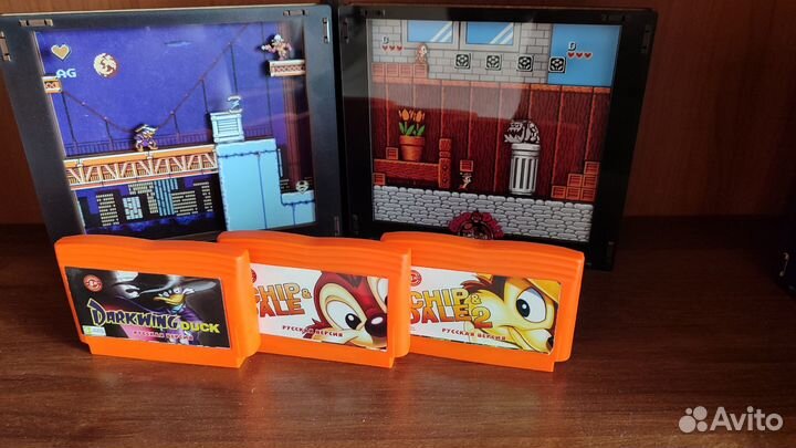 Черный плащ Чип и Дейл картриджи Денди