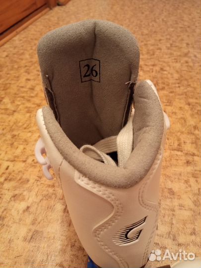 Коньки graf bolero. Белые, размер 26, фигурные