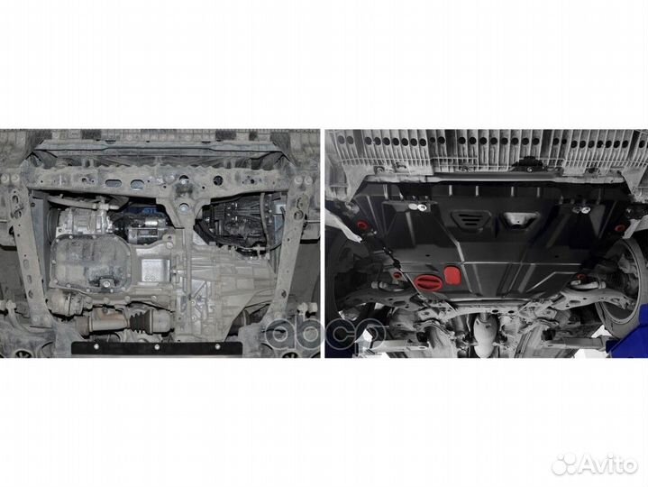 Защита картера и кпп toyota auris 2007-2013