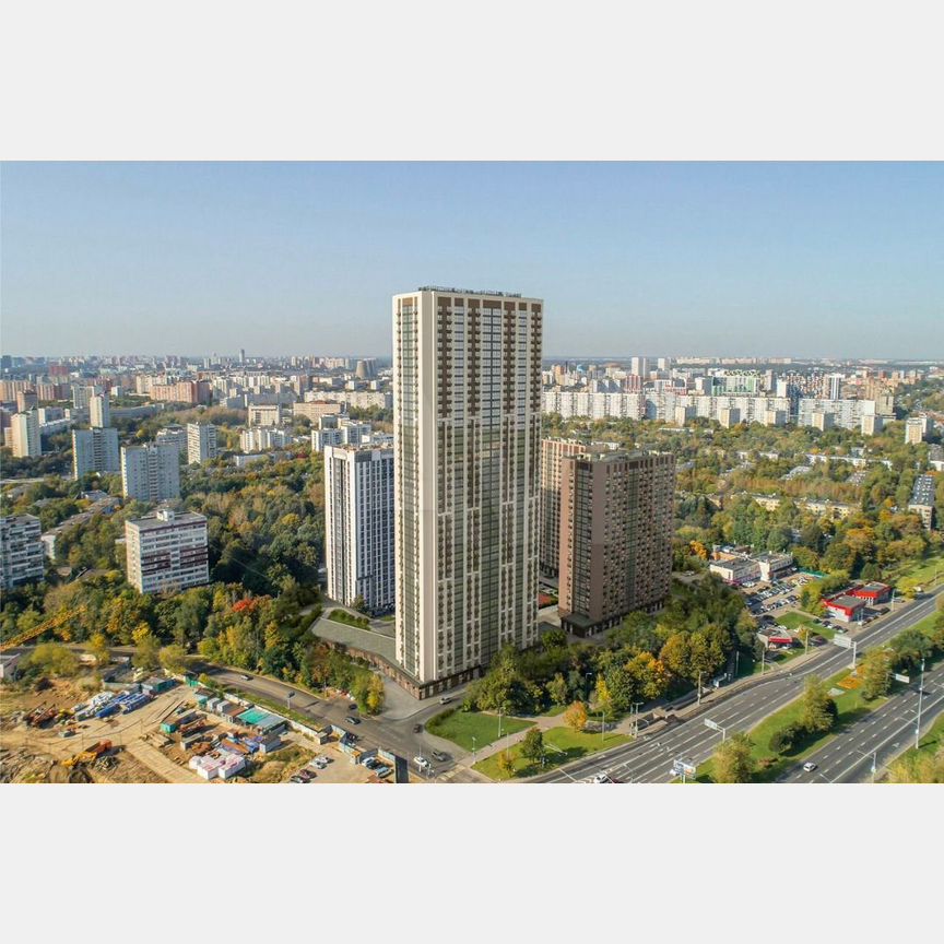 1-к. квартира, 45,6 м², 6/45 эт.