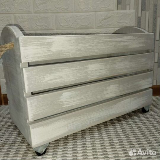 Ящик деревянный для хранения игрушек