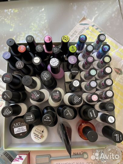 Набор гель-лаков и дизайна для маникюра