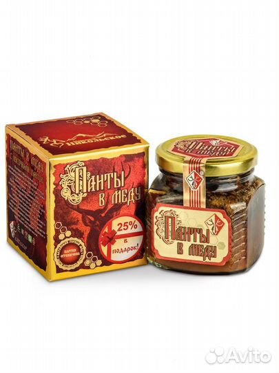 Панты Алтайского Марала в Меду(для мужчин и женщин