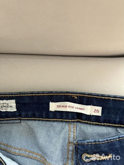 Джинсы женские Levis 721 high rise skinny 26 разме