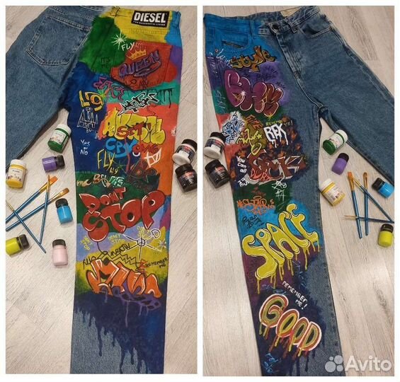 Роспись одежды под заказ