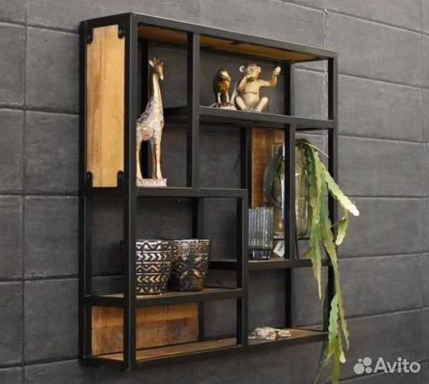 Полки в стиле лофт