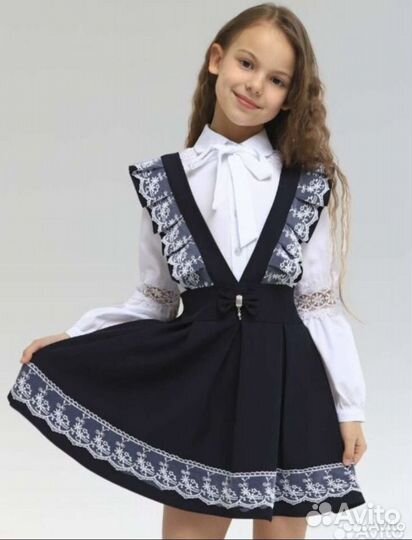 Сарафан школьный праздничный