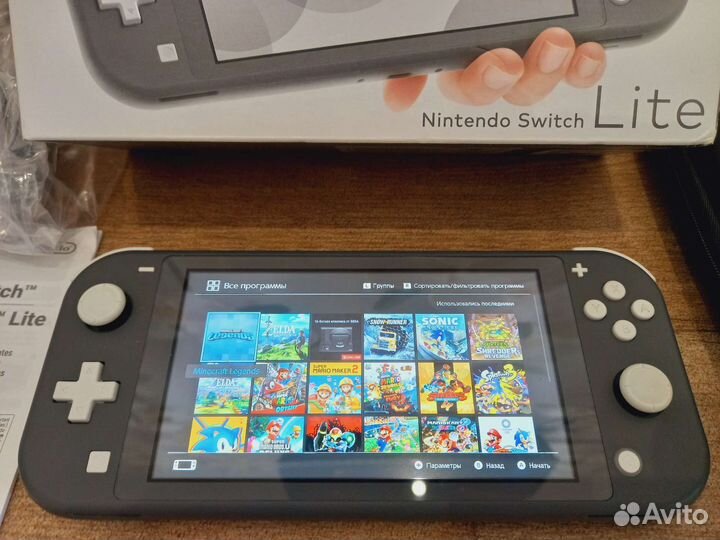Nintendo switch 140gb игры прошит