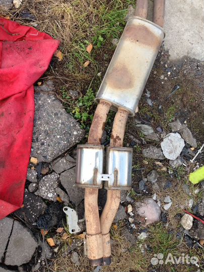 Глушитель в сборе Volkswagen Touareg NF