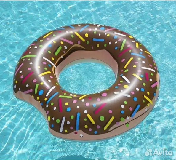 Надувной круг пончик