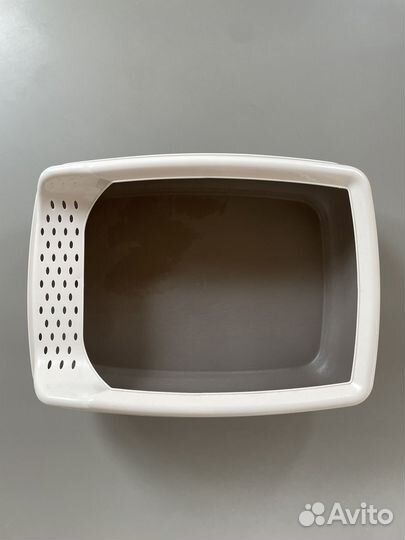 Большой лоток для кошек + совок с подставкой