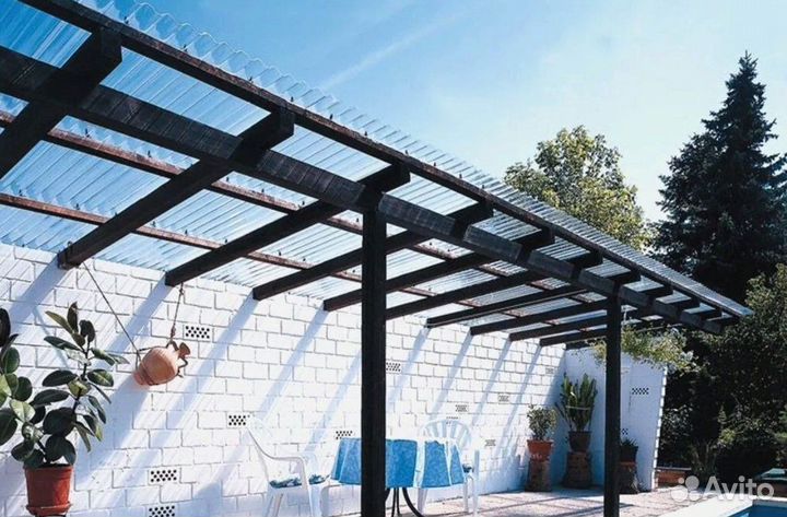 Монолитный поликарбонат с завода