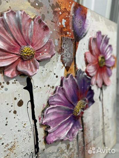 Картина маслом на холсте пейзаж большая