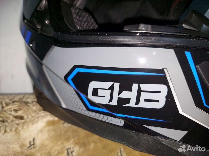 Мотошлем,интеграл,57-62 cм