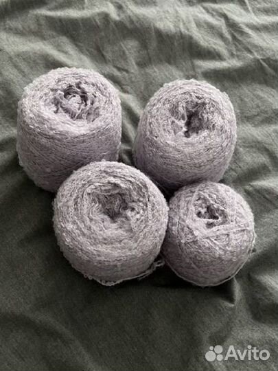 Пряжа лавандовое букле bene