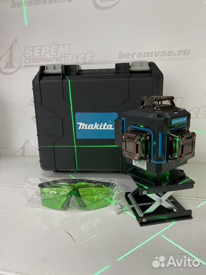 Лазерный уровень Makita 4D нивелир 16 линий (ст,кр