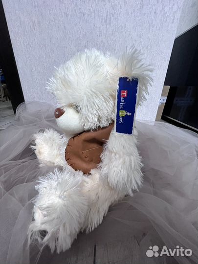 Плюшевый медведь игрушка подарок на 14 февраля