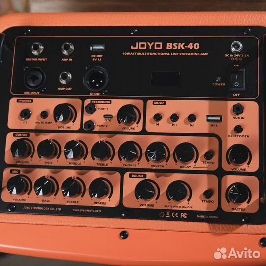 Комбоусилитель Joyo BSK-40 Оранжевый