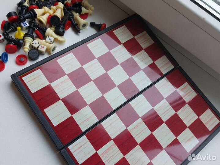 Шахматы + шашки + нарды