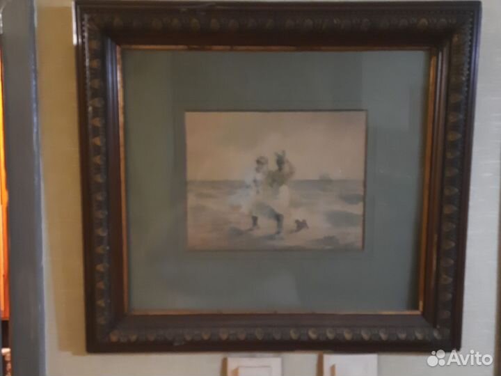 Старинная акварель