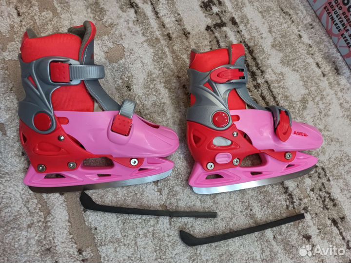 Коньки раздвижные 28-31 как новые
