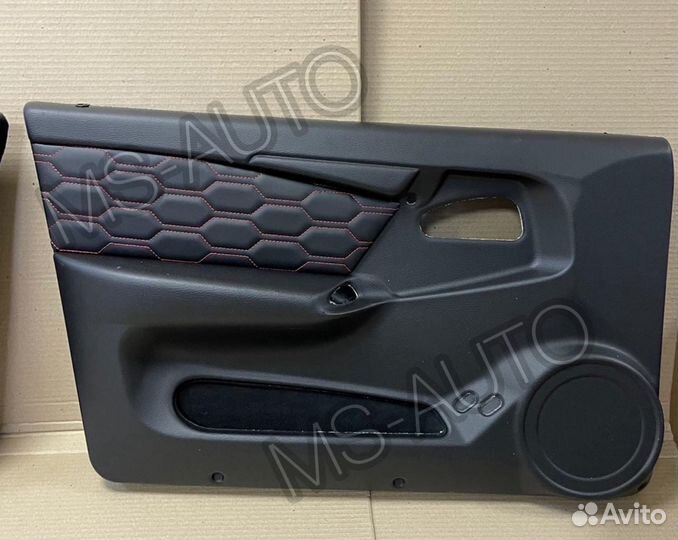 Дверные карты ваз 2114 в коже вставки