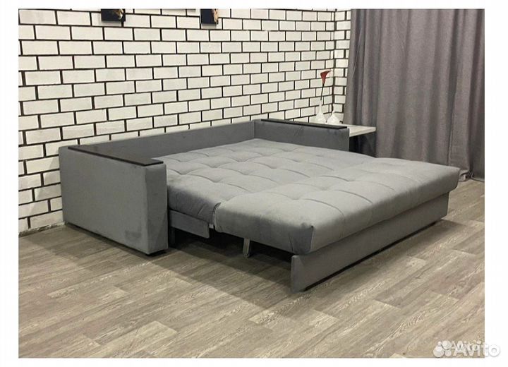 Диван Аккордеон 1400 Velutta LUX 32 накладки мдф