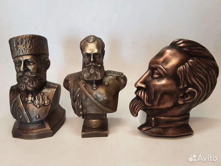 Бюсты бронза.Старые.(Неноводел, не Китай).Большие