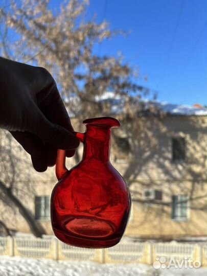 Кувшин цветное стекло ваза графин