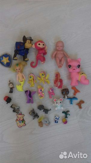 Игрушки пакетом для девочки