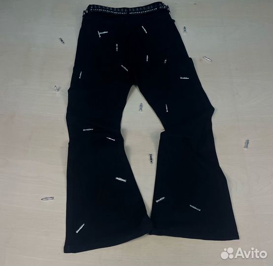 Джинсы клеш мужские opium