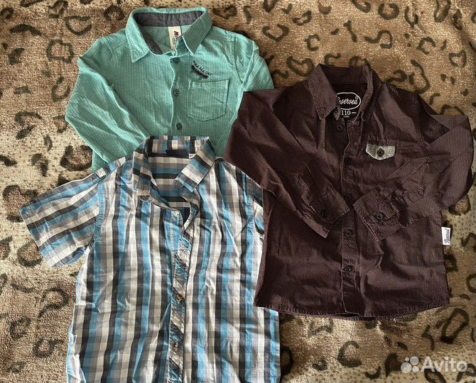 Рубашки на мальчика 110-116