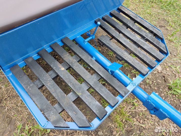 Прицеп для мотоблока самосвал 2-х местный