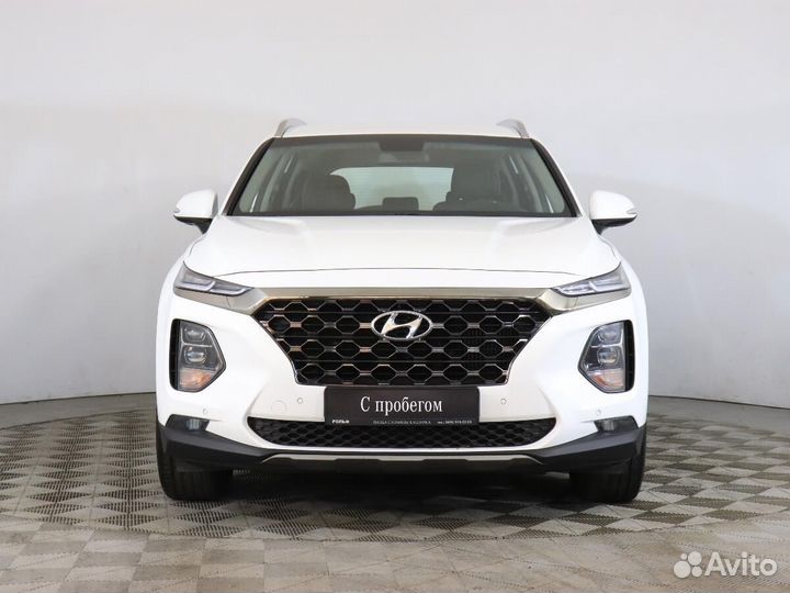 Hyundai Santa Fe 2.2 AT, 2020, 98 500 км