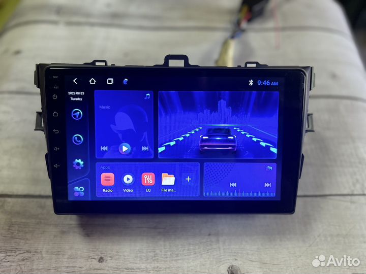 Магнитола Toyota Corolla 2006-2013 Android 9”