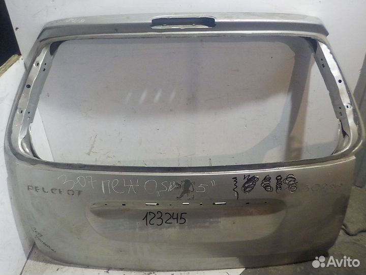 Peugeot 307 крышка багажника