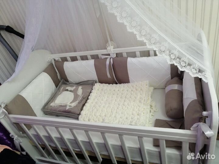 Бортики в детскую кроватку